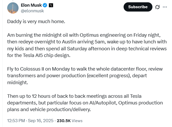 豪擲10億美元！馬斯克5年來首度加倉，特斯拉有望再創升浪？ -3