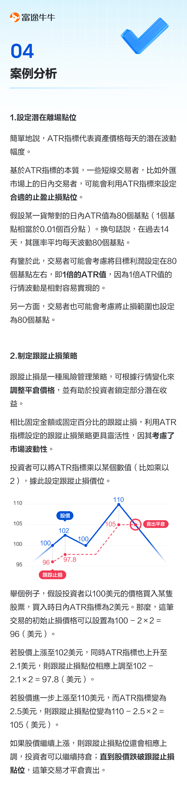 ATR Indicator: Check price movements, set stop profit and loss -5