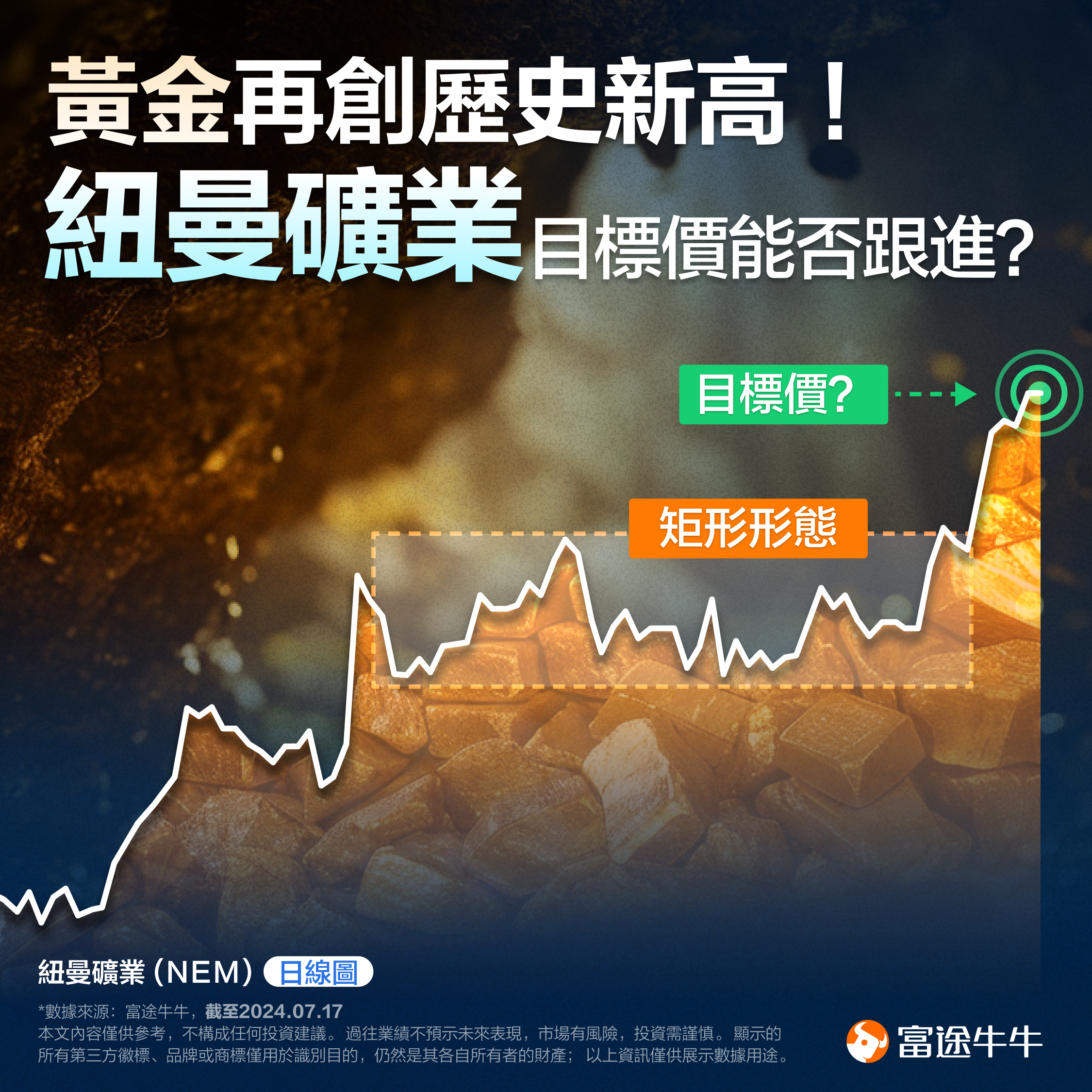 Gold has reached a new historical high! Can Newmont's Target Price keep up? (2024.07.17) -1