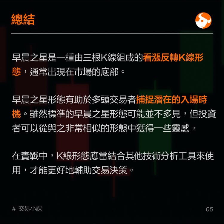 Bottom Reversal Form: Morning Star -6